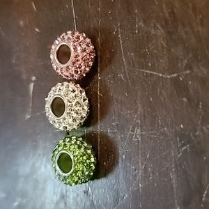 3 beads for a bracelet or necklace